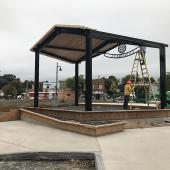 9 La Marketa Containers Bandstand Under Construction